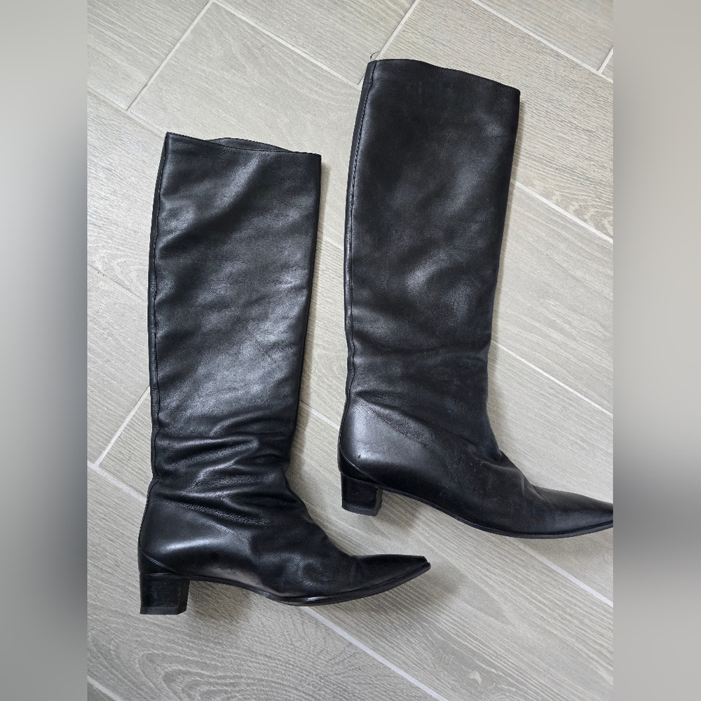 Hermès Calf Leather Boots